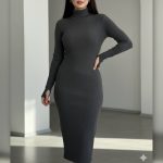 ️ماکسی بلند یقه اسکی (پک 3 عددی)