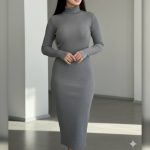 ️ماکسی بلند یقه اسکی (پک 3 عددی)