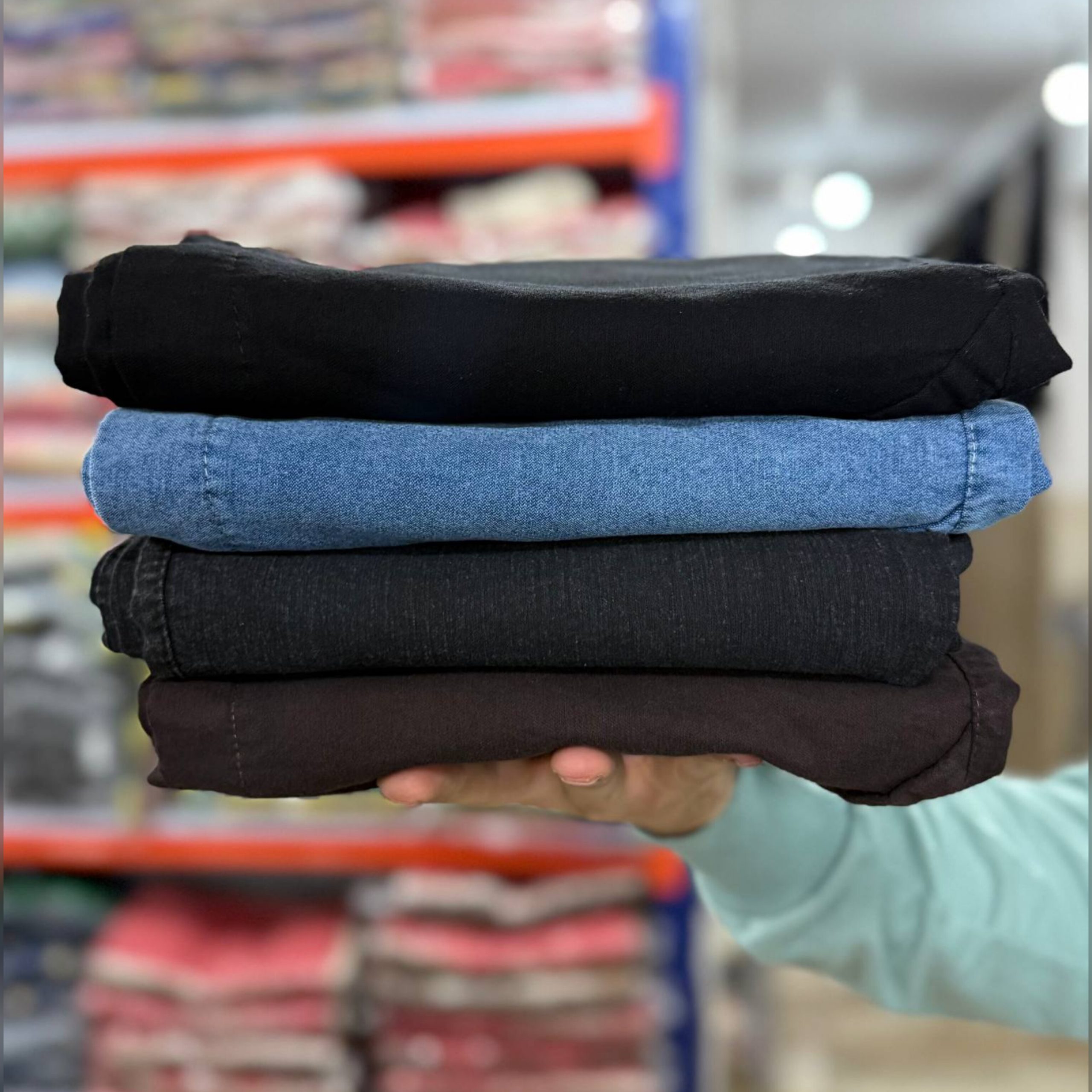 شلوار بوتکات️ سایز بزرگ (پک 6 عددی)