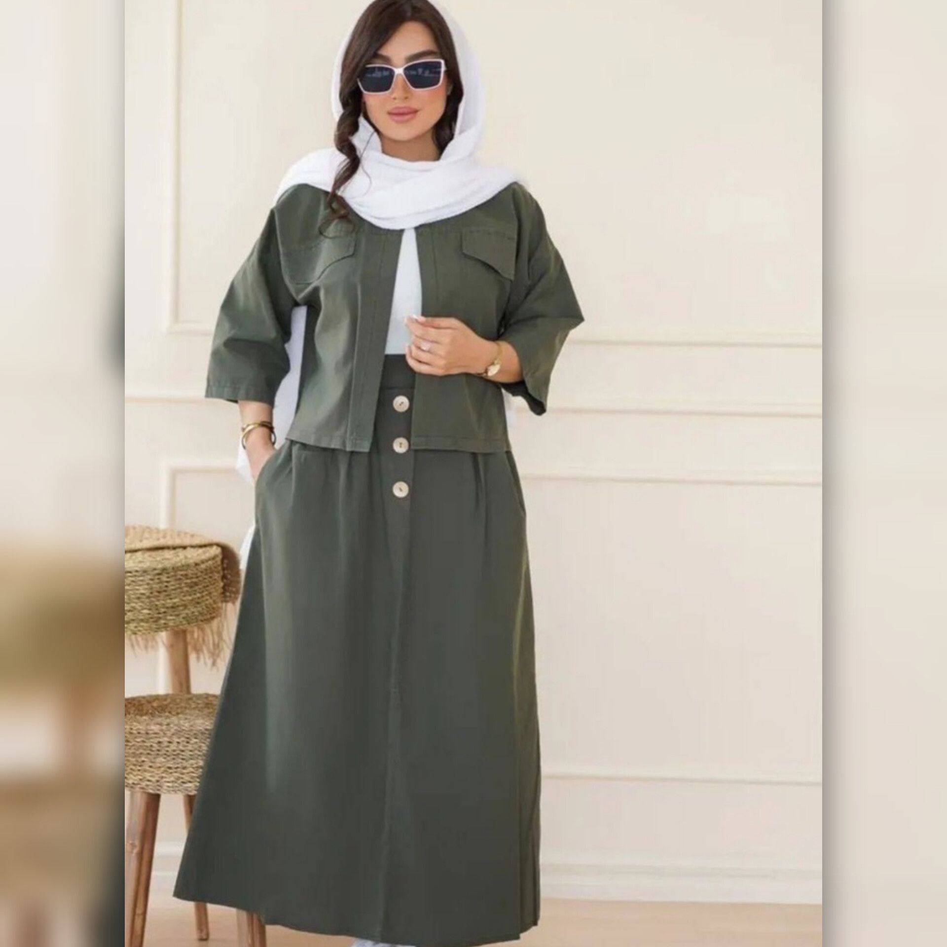 ست کت و دامن آرمیس (پک 4 عددی)