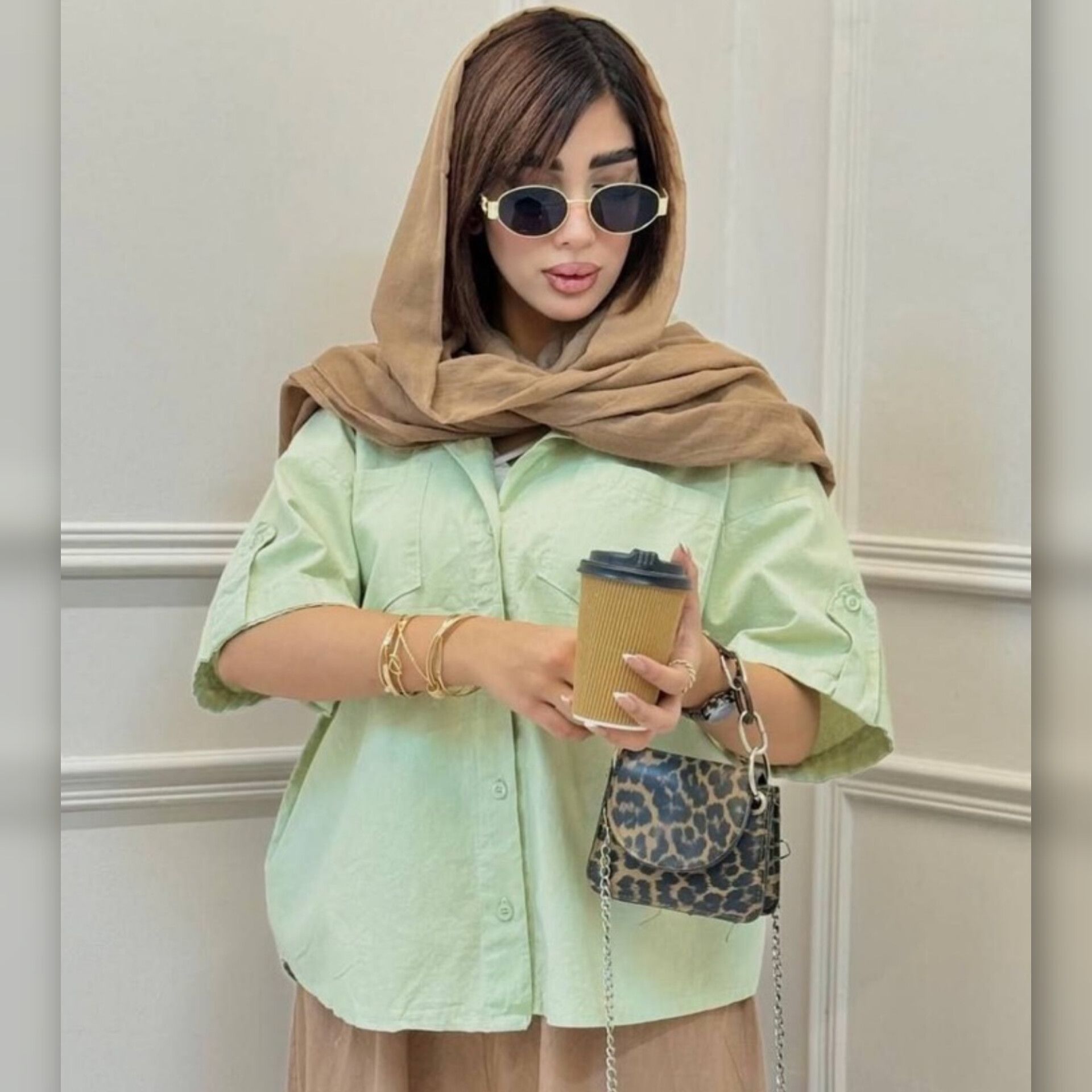 شومیز باکسی یقه مردانه (پک 6 عددی)