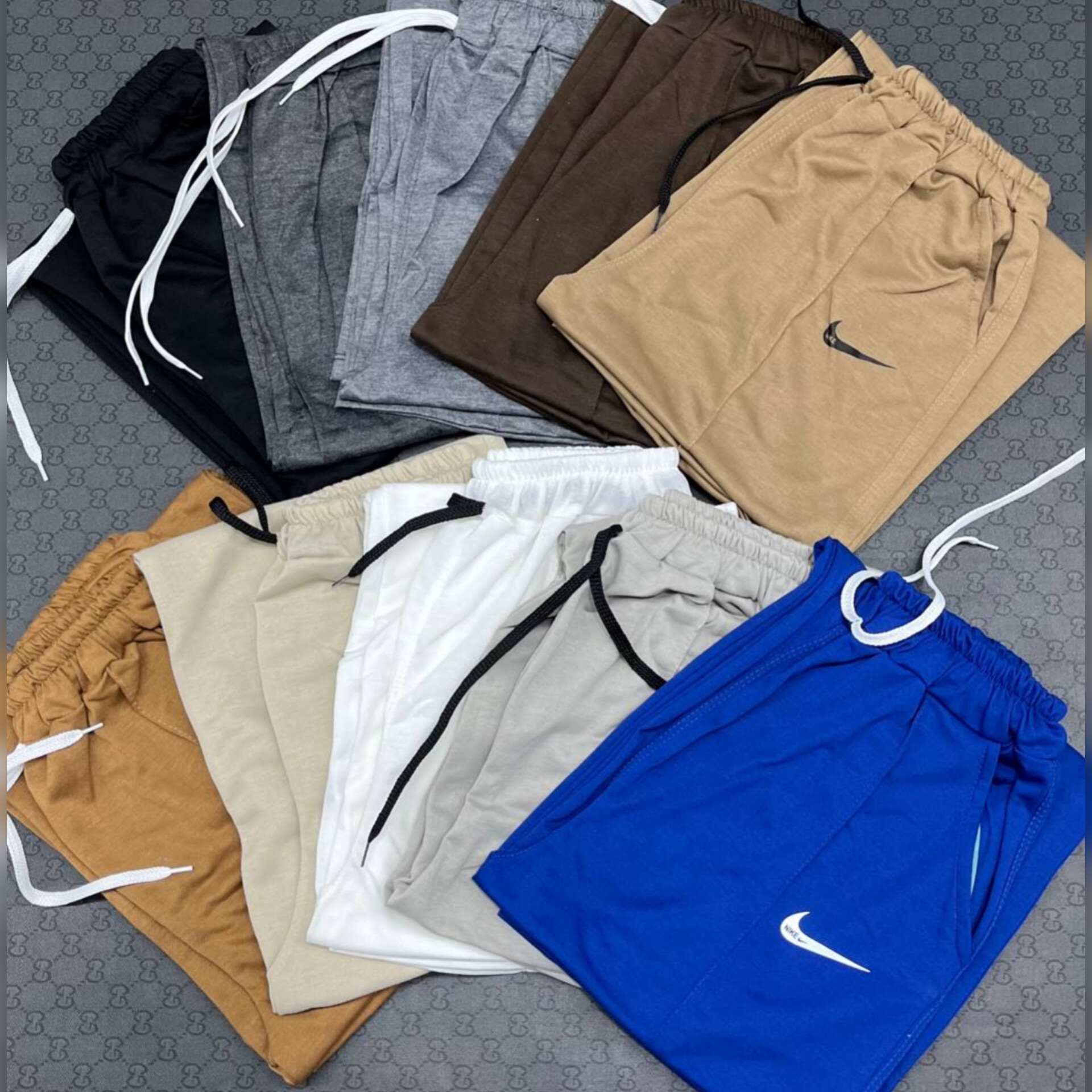 شلوار بگ نایک خط اتو (پک 5 عددی)