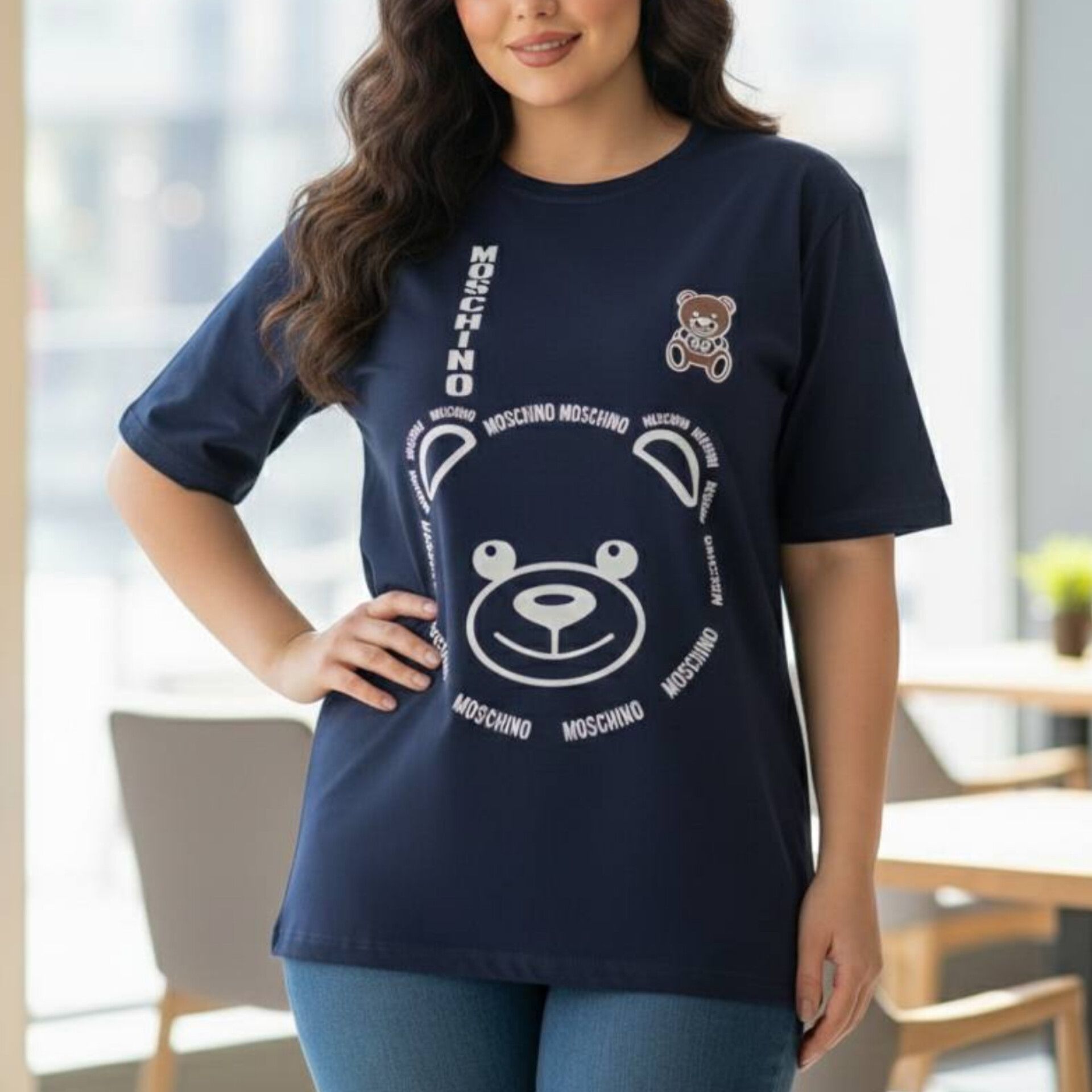 لانگ نیم استین موسچینو (پک 6 عددی)