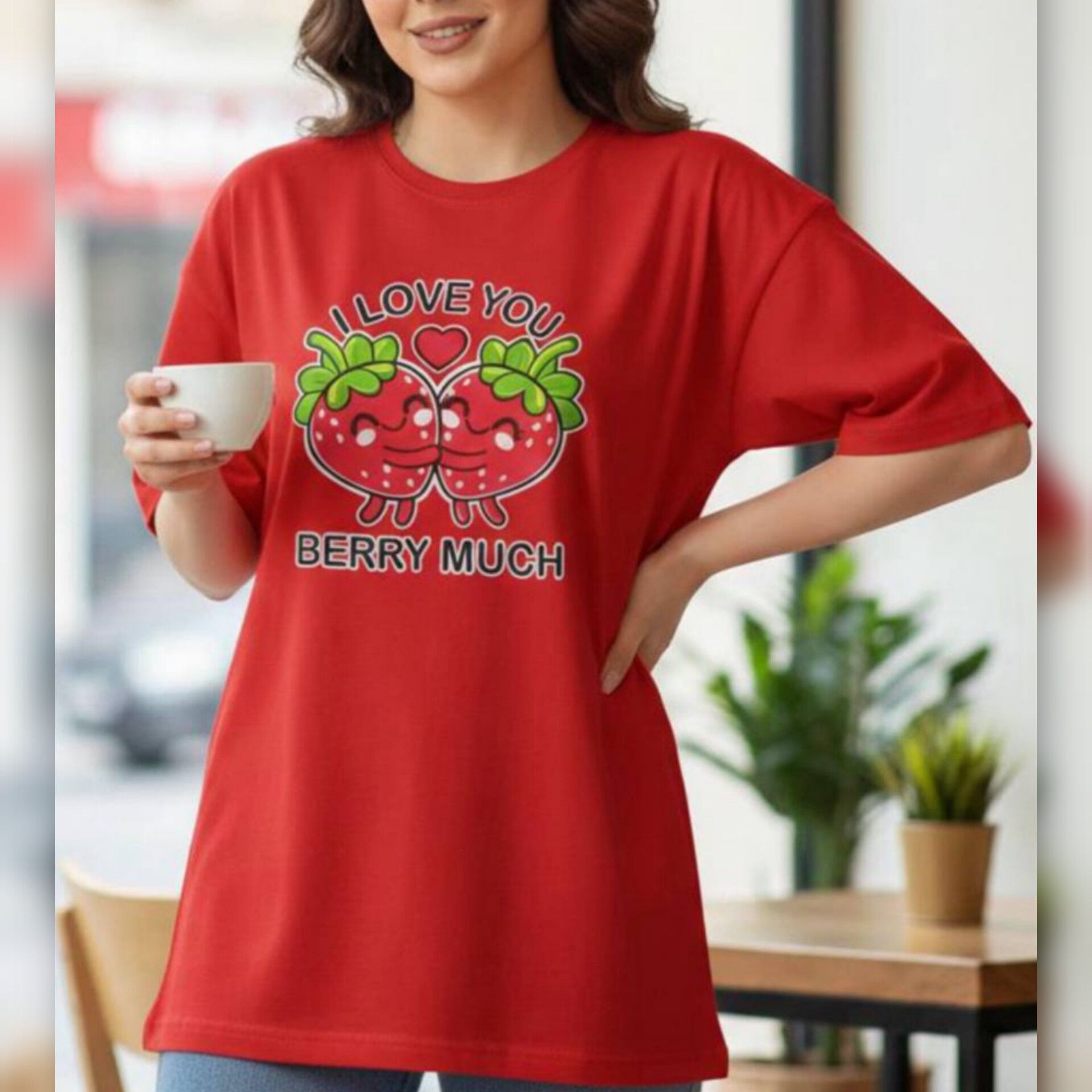 لانگ قواره دار چاپ میوه ها (پک 4 عددی)