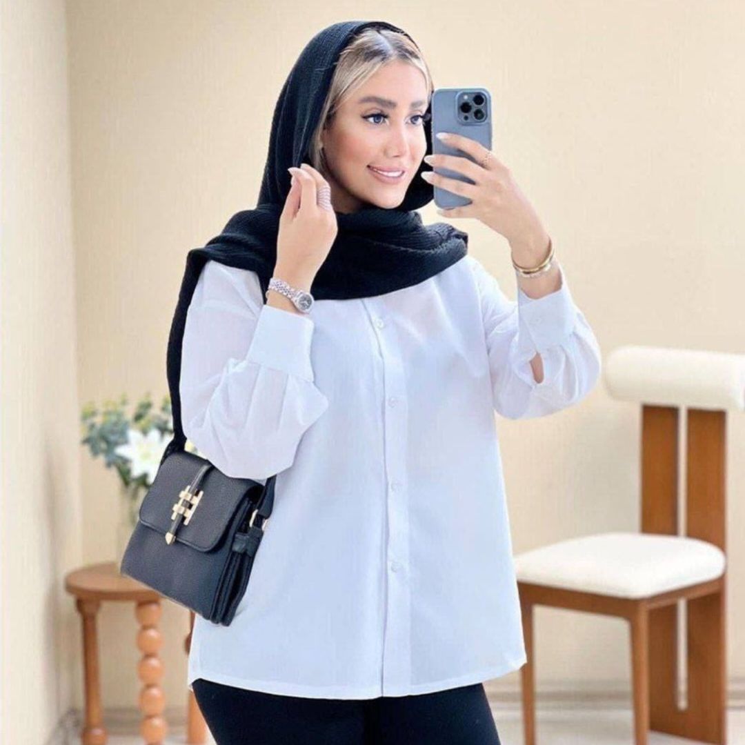 شومیز پیراهنی ساده (پک 4 عددی)