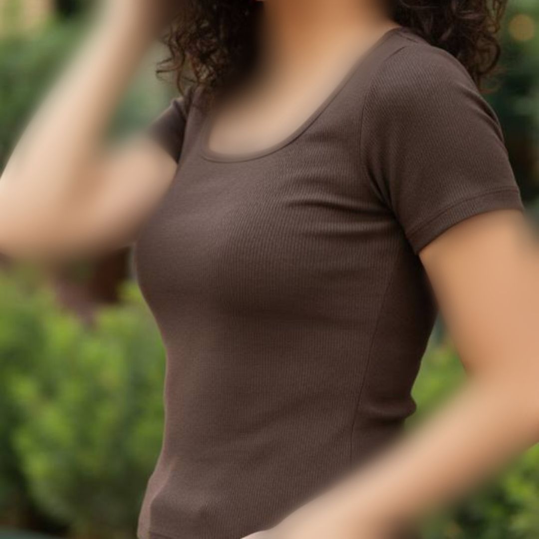 تیشرت بیسیک یقه خشتی (پک 5 عددی)