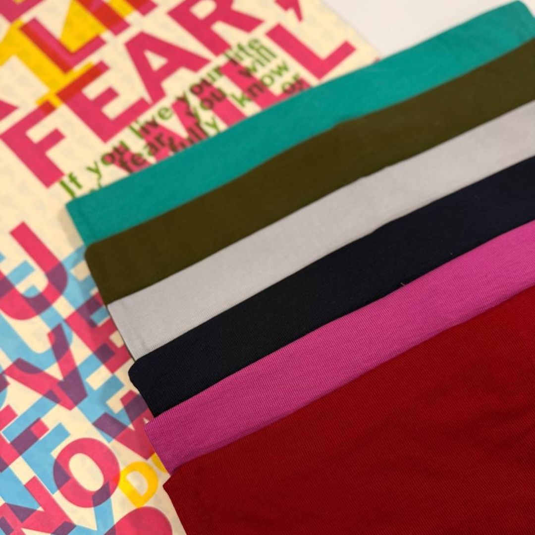 تیشرت یقه دلبر سینه کش (پک 6 عددی)