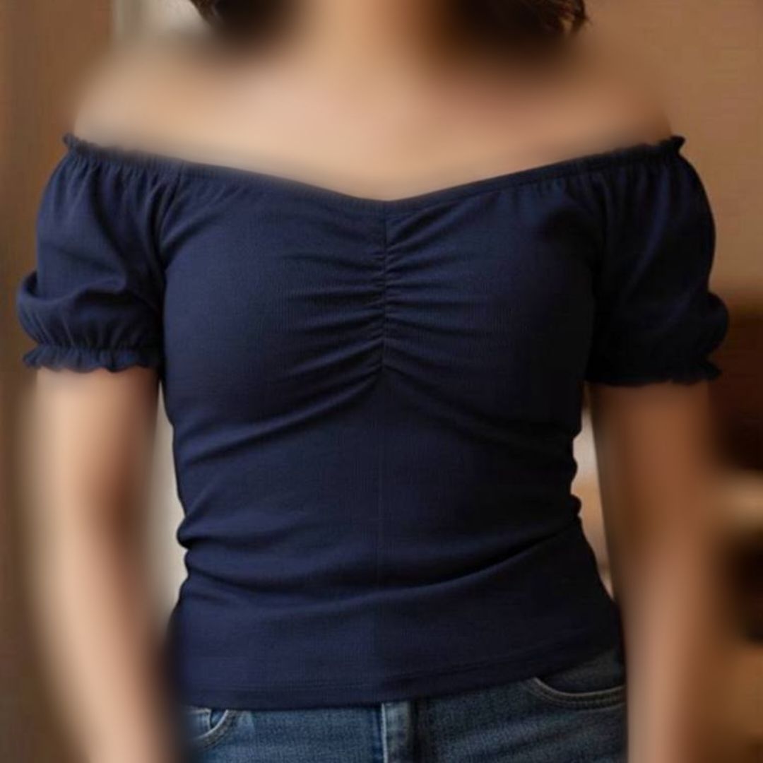 تیشرت یقه دلبر سینه کش (پک 6 عددی)