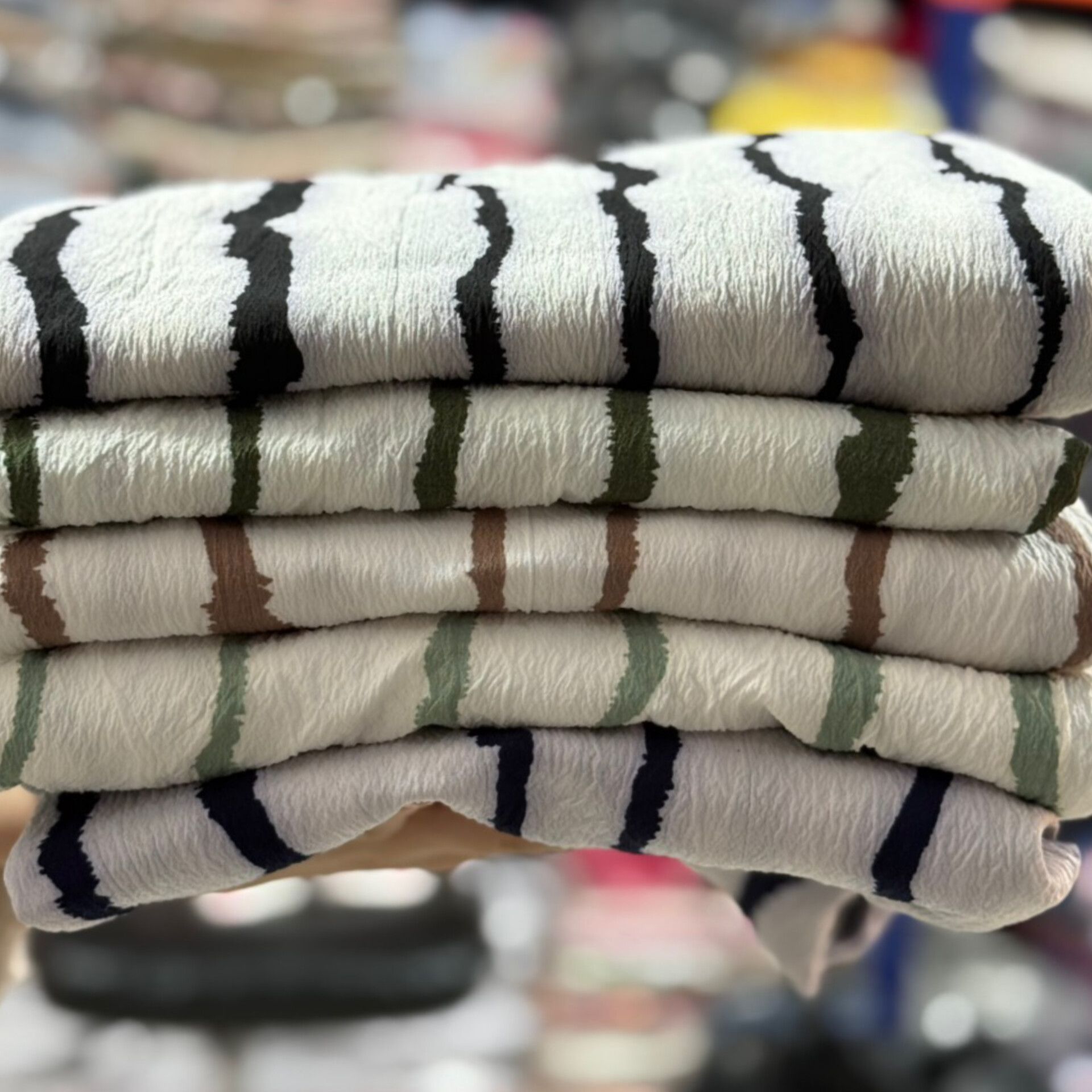 شومیز پایین گره ای دکمه دار پری (پک 5 عددی)