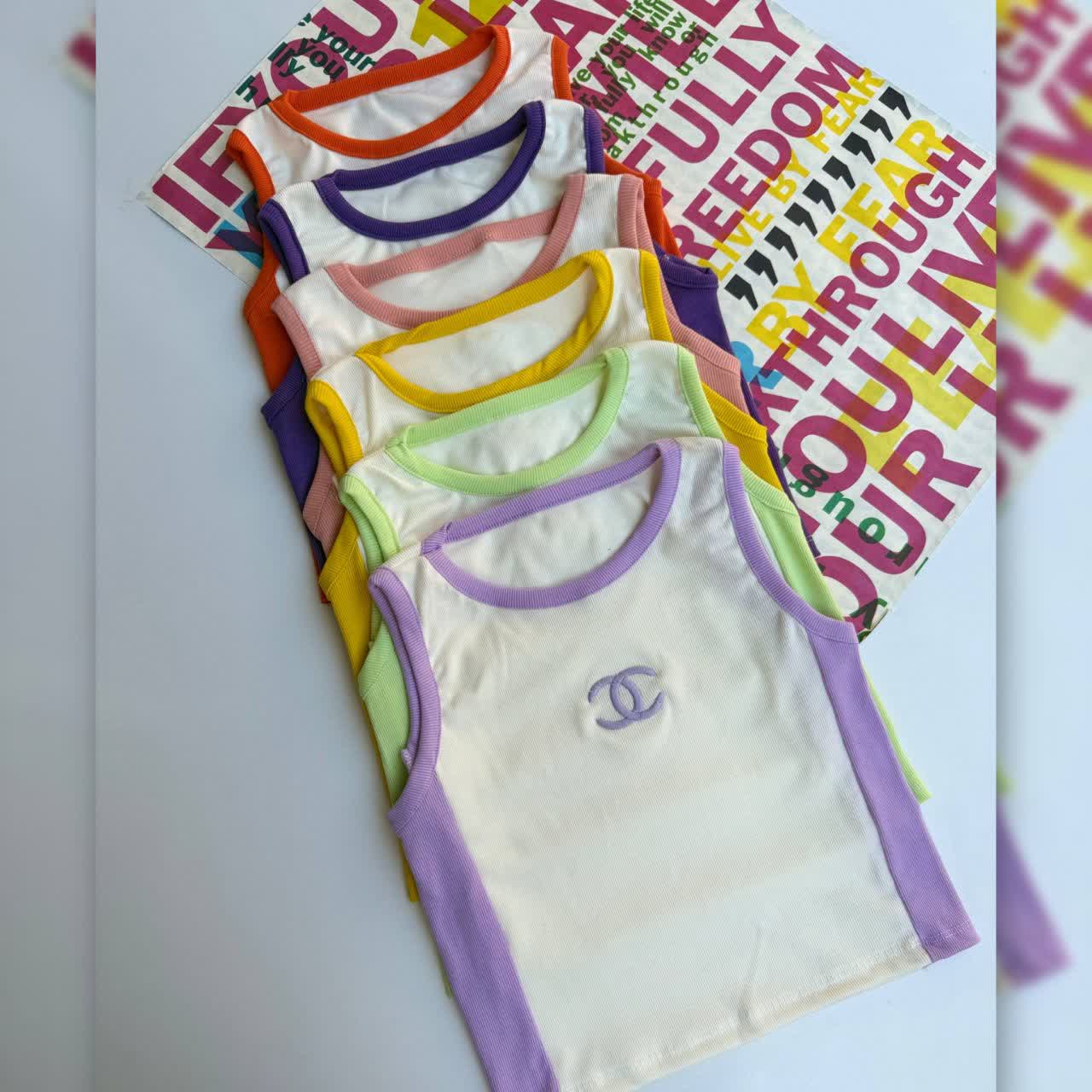 تاپ گلدوزی شنل (پک 6 عددی)